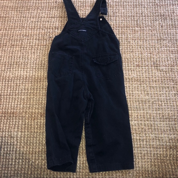 3t boys navy brushed twill Dockers preppy overalls - Picture 4 of 4